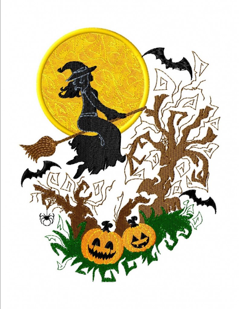 Halloween Scenes Collection Machine Embroidery Designs By Sew Swell