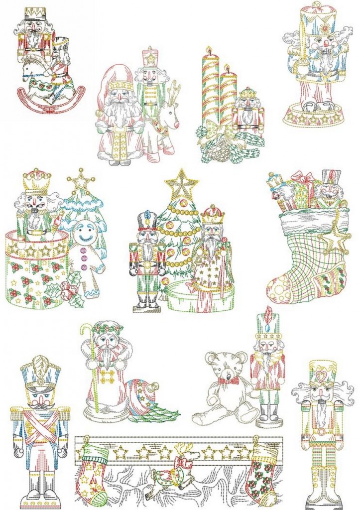 Nostalgic Nutcrackers Machine Embroidery Designs By Sew Swell