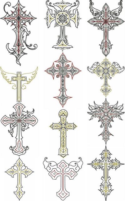 Wings of The Cross | Machine Embroidery Designs By Sew Swell