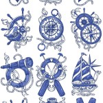 Chevron Nautical | Machine Embroidery Designs By Sew Swell