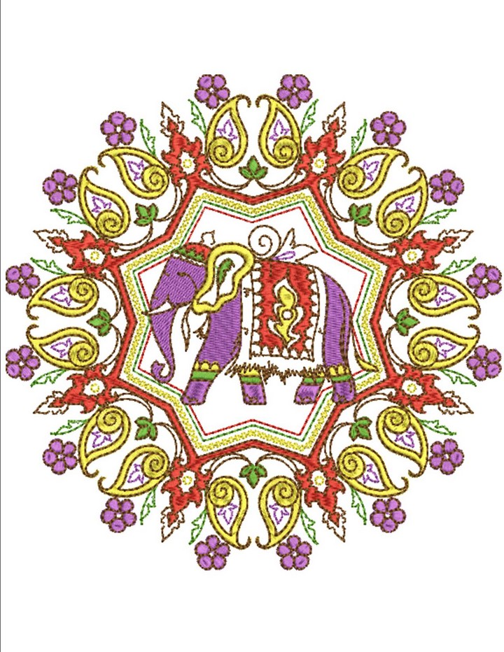 Indian Machine Embroidery Designs