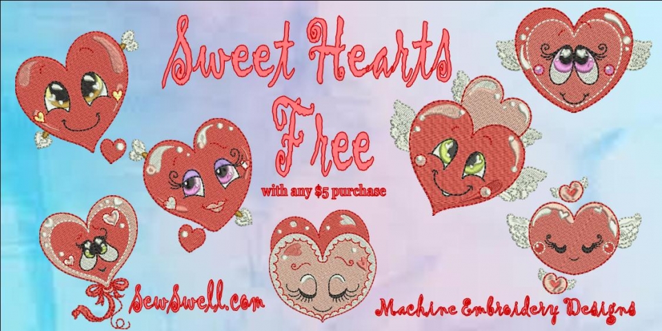 Sweet Hearts Free Banner