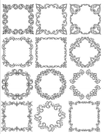 Baroque Frames | Machine Embroidery Designs By Sew Swell