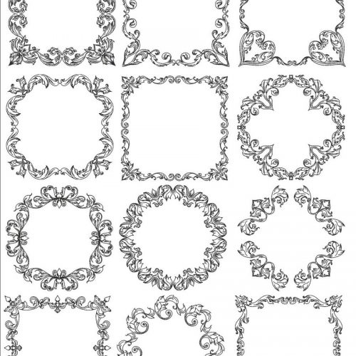 Baroque Frames | Machine Embroidery Designs By Sew Swell