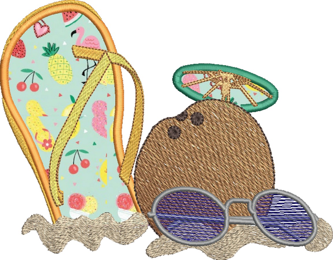 Summer Beach Machine Embroidery Designs By Sew Swell