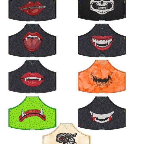 Ith fun and fancy face mask halloween ed  machine embroidery designs Ith fun and fancy face mask halloween ed  machine embroidery designs